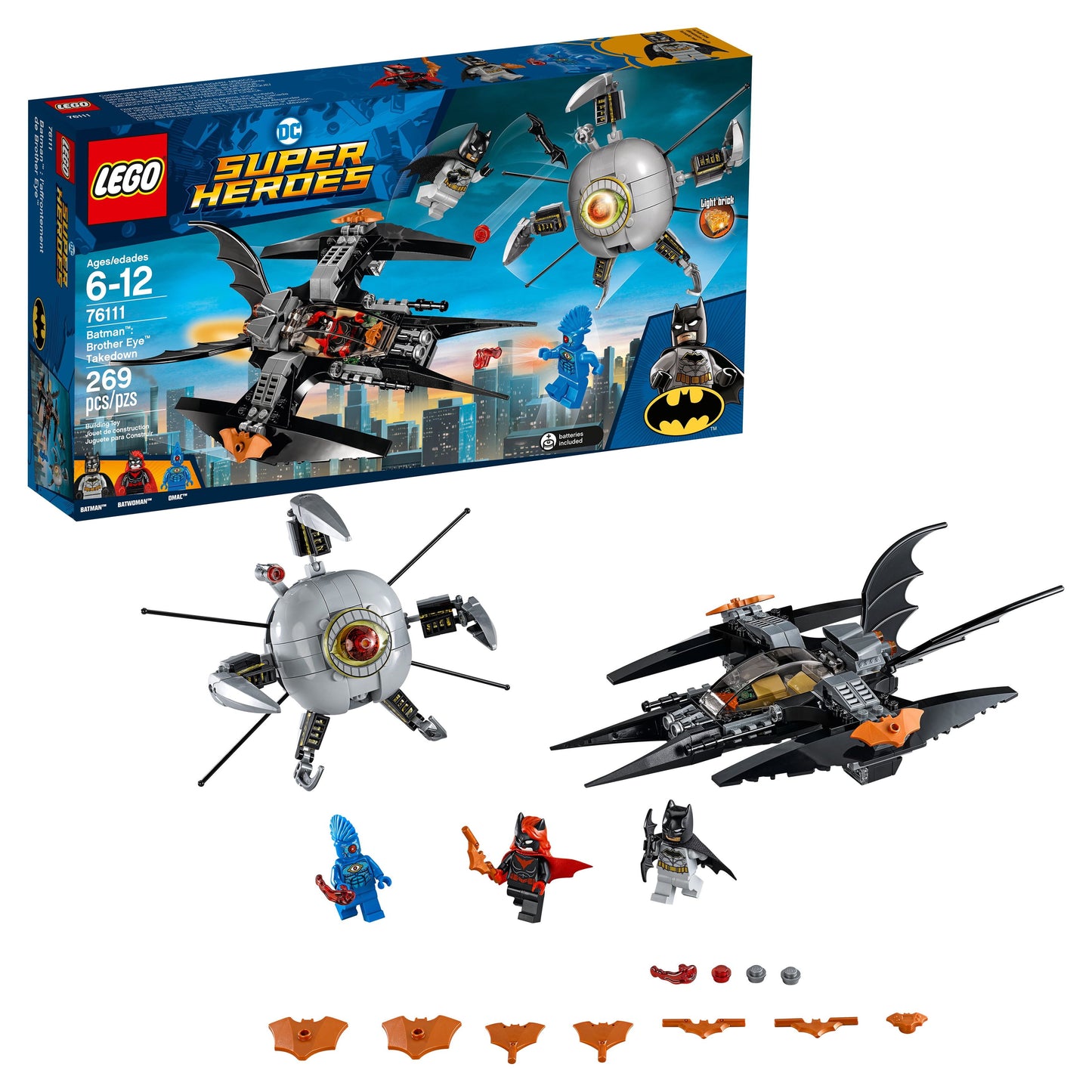 LEGO DC Super Heroes Batman BroTher Eye Takedown 76111