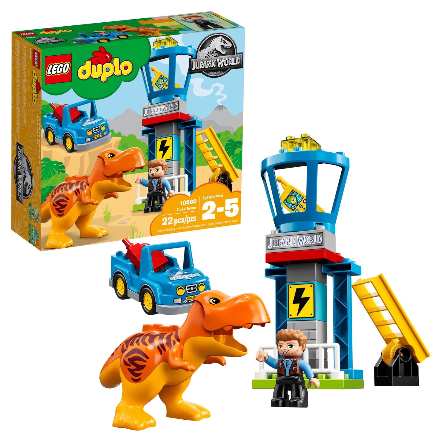 LEGO DUPLO Jurassic World T. rex Tower 10880