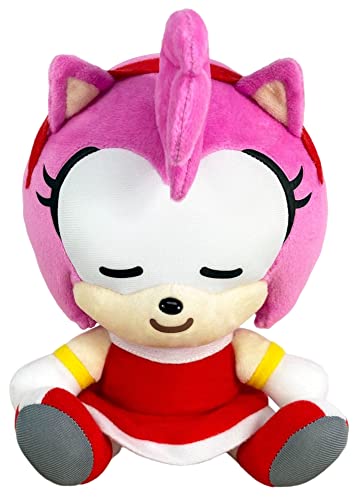 Great Eastern Entertainment Sonic The Hedgehog- Sd Amy Sleep Sitting Plush 7" H