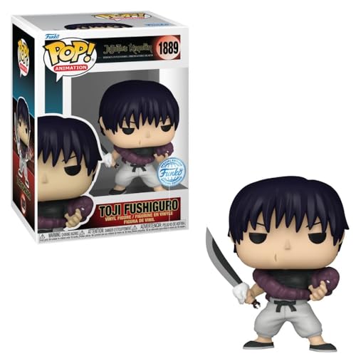 Funko Pop! Animation | Jujutsu Kaisen Toji Fushiguro #1889 | Special Edition | Collectible Vinyl Figure | Anime Fan Exclusive Edition | FS