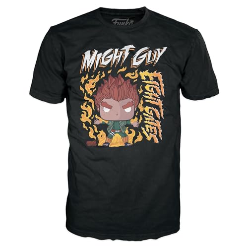 Funko Pop! Boxed Tee: Naruto - Eight Gates, Might Guy - XL