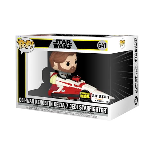 Funko POP! Rides: Star Wars - OBI-Wan Kenobi in Delta 7 - Collectable Vinyl Figure - Gift Idea - Official Merchandise - for Kids & Adults - Movies Fans