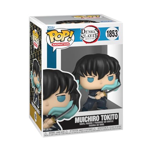 Funko Pop Animation: Demon Slayer - Muichiro - (Attack) - 1/6 Odds for Rare Chase Variant - Collectable Vinyl Figure - Gift Idea - Official Merchandise - Toys for Kids & Adults - Anime Fans