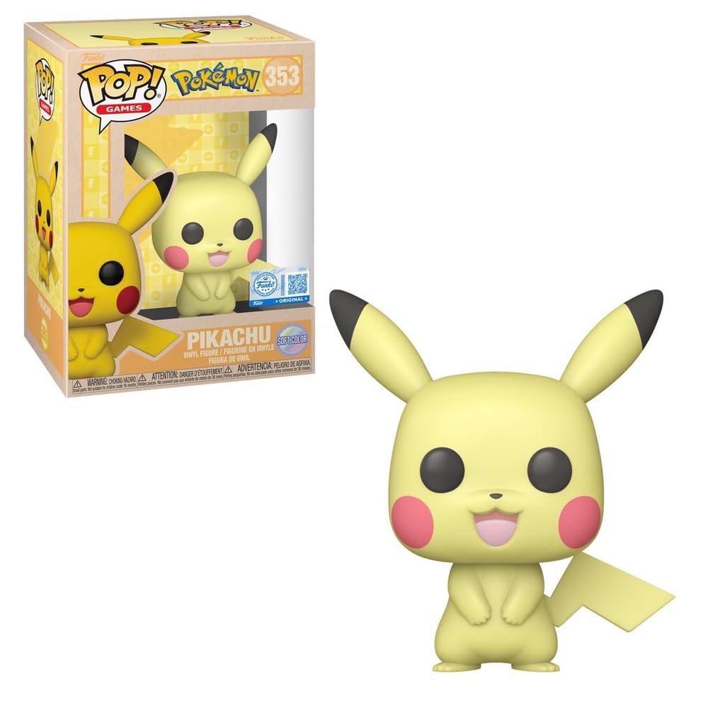 Funko POP! Games Pokemon PIkachu Soft Color Pastel #353