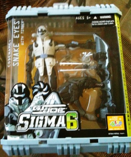 Hasbro G.I. Joe 8 Inch Commando Snake Eyes withTimber