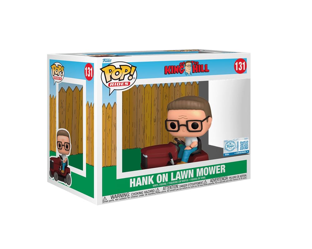 Funko POP! Rides King of The Hill Hank on Lawn Mower 131
