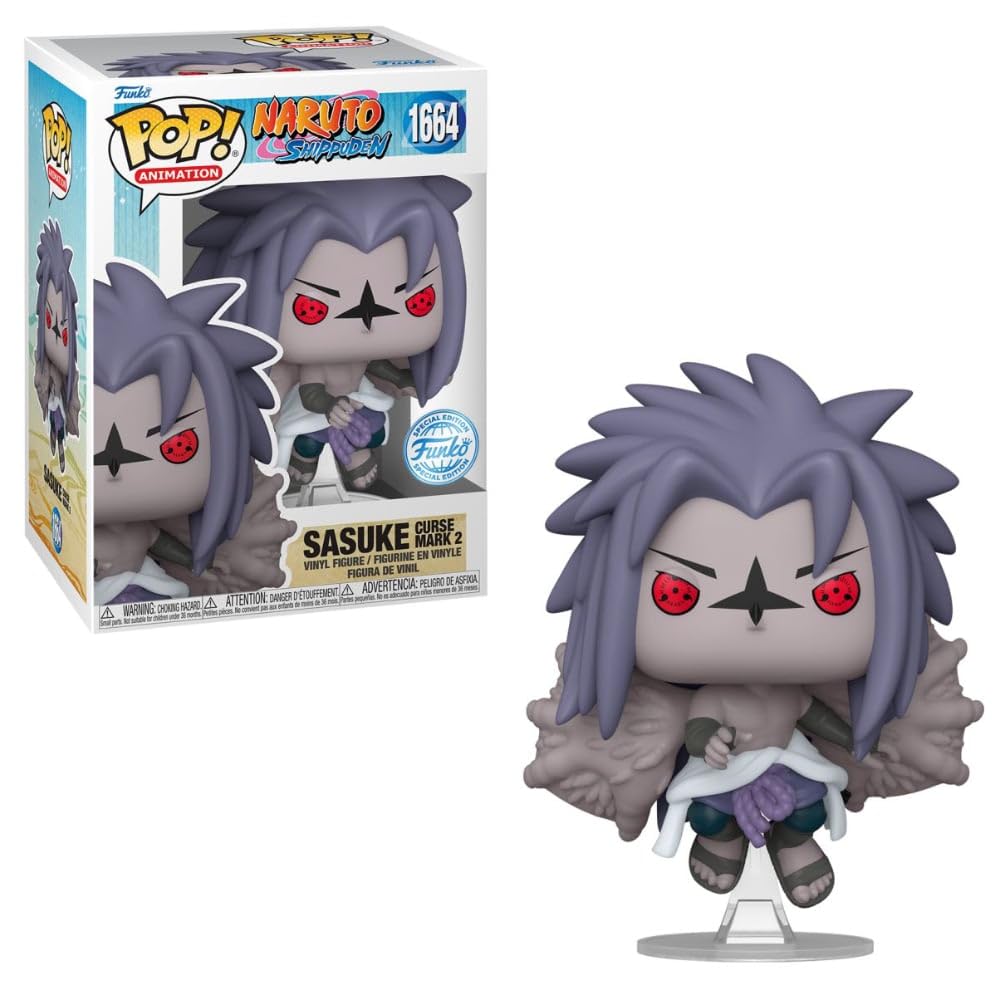 Funko POP! Naruto Shippuden Sasuke Curse Mark 2 #1664 Chalice Exclusive