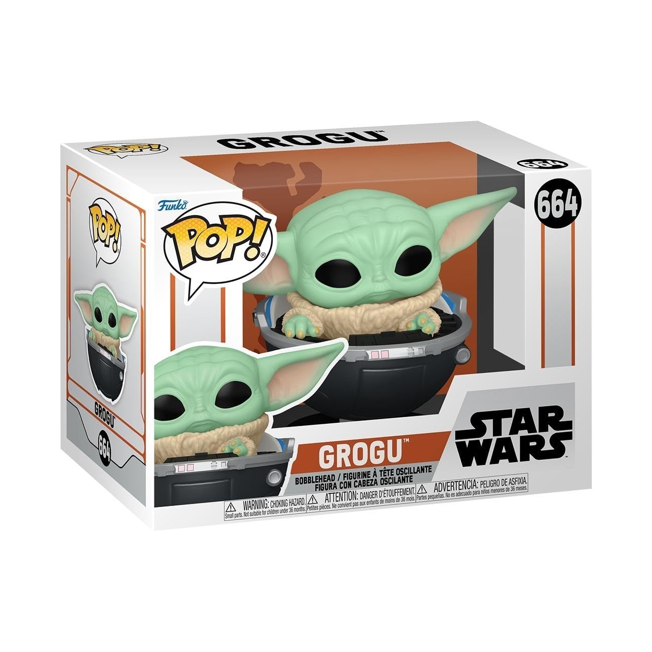 Funko POP! Vinyl: Star Wars: The Mandalorian S9 - Grogu - The Child - Baby Yoda - Collectable Vinyl Figure - Gift Idea - Official Merchandise - TV Fans