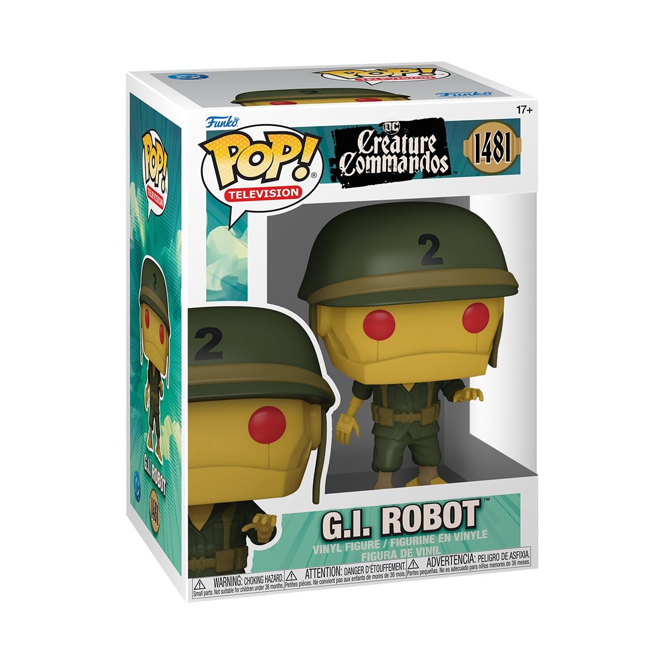 Funko Pop TV: Creature Commandos - G.I. Robot - DC Comics - Collectable Vinyl Figure - Gift Idea - Official Merchandise - Toys for Kids & Adults - Superheroes Fans - Model Figure for Collectors