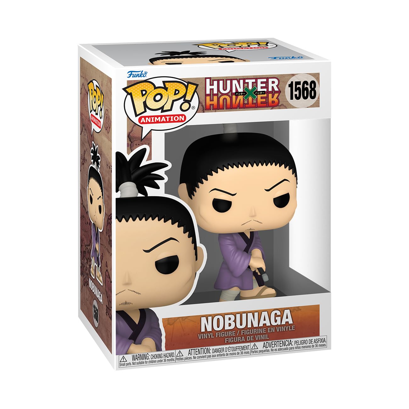 Funko POP! Animation: Hunter X Hunter - Nobunaga Hazama - Hunter X Hunter (HXH) - Collectable Vinyl Figure - Gift Idea - Official Merchandise - for Kids & Adults - Anime Fans