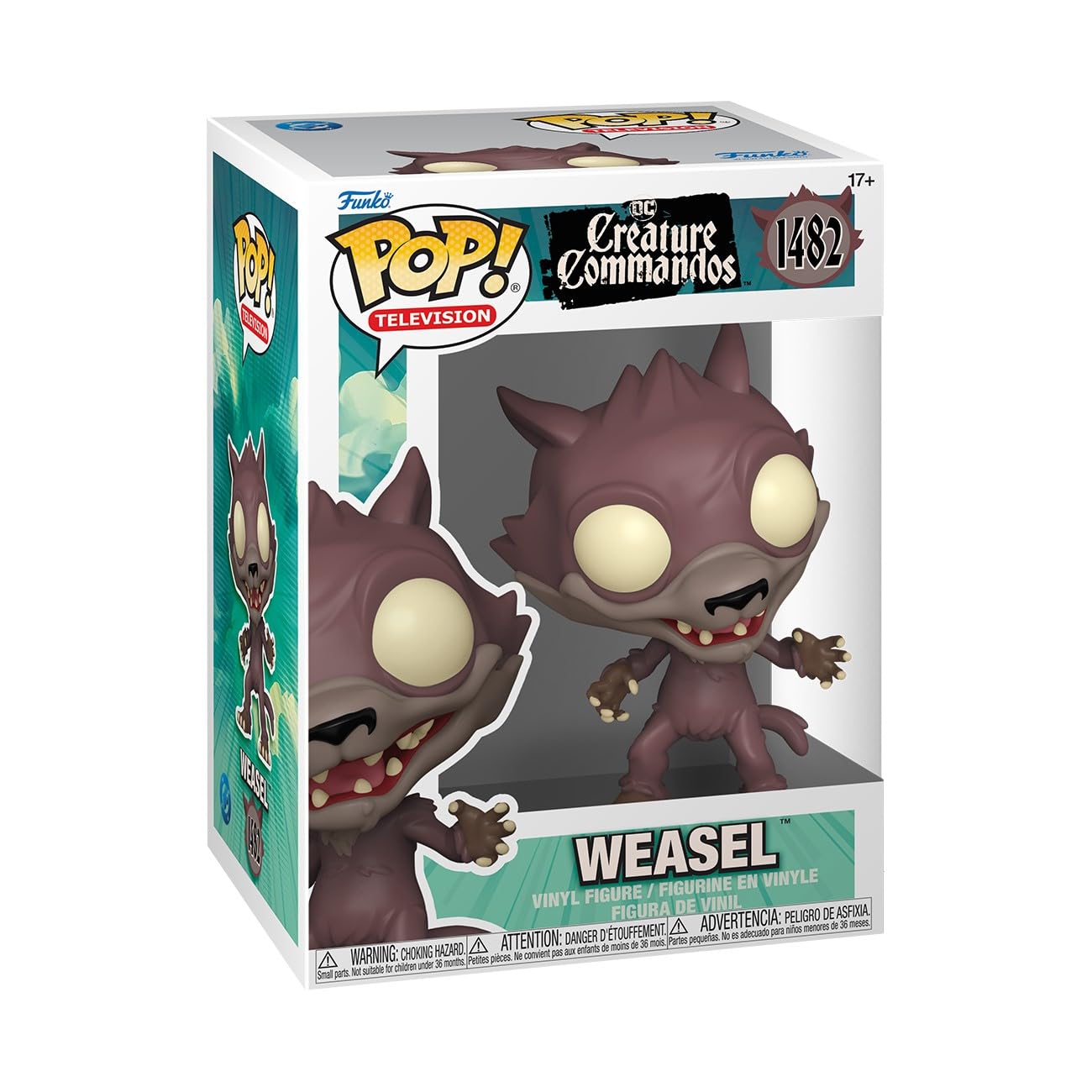 Funko Pop TV: Creature Commandos - Weasel - DC Comics - Collectable Vinyl Figure - Gift Idea - Official Merchandise - Toys for Kids & Adults - Superheroes Fans - Model Figure for Collectors