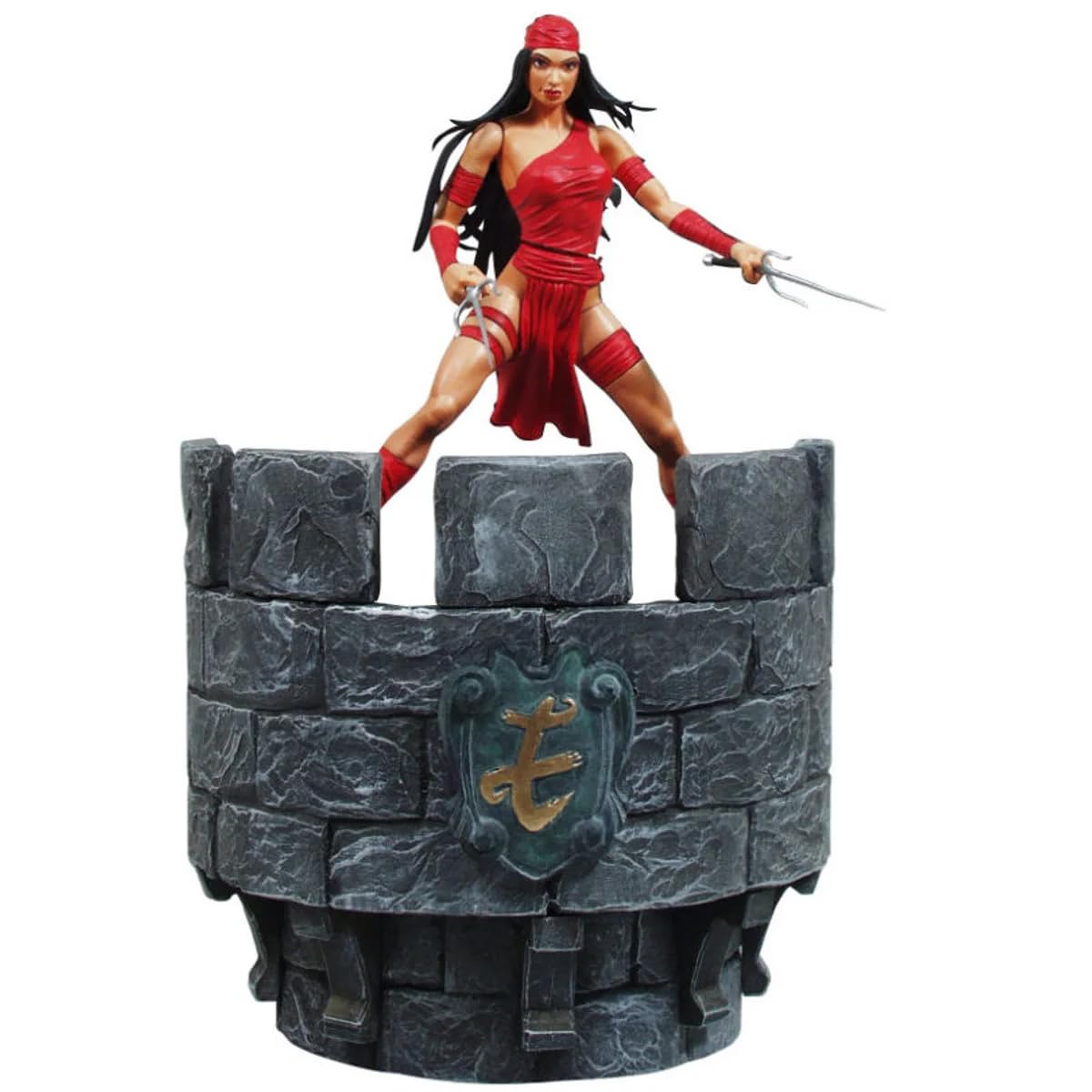 Diamond Select Toys Marvel Select Elektra Action Figure, 5 inches