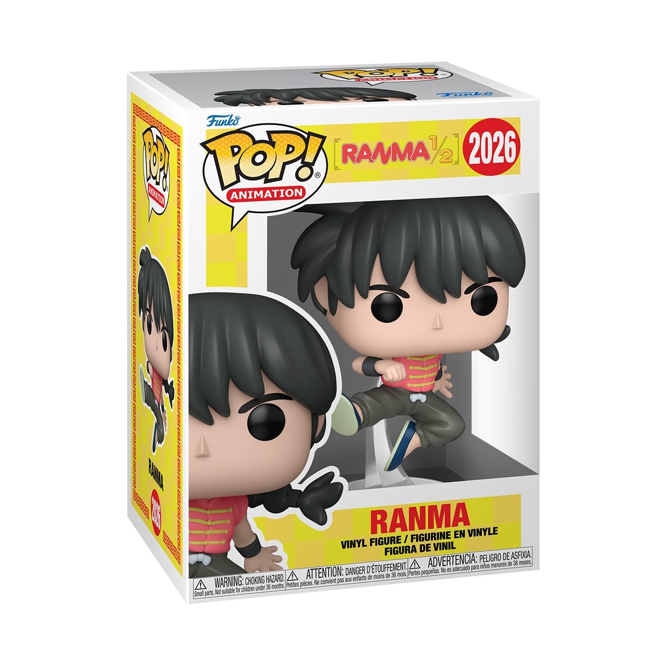 Funko Pop! Animation: Ranma 1/2 - Ranma - 1/6 Odds for Rare Chase Variant - Collectable Vinyl Figure - Gift Idea - Official Merchandise - Toys for Kids & Adults - Anime Fans