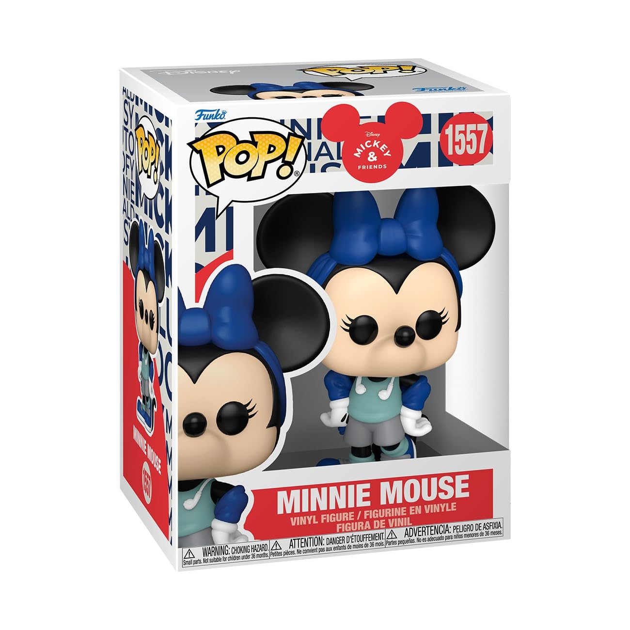 Funko Pop Disney: Mickey & Friends - Minnie Mouse - Disney Standard Characters - Collectable Vinyl Figure - Gift Idea - Official Merchandise - Toys for Kids & Adults - Cartoon/Animation Fans
