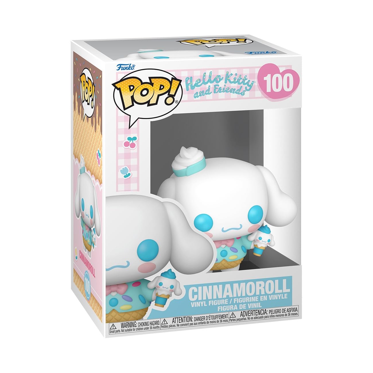 Funko Pop Sanrio: Hello Kitty - Cinnamoroll - (Icecream) - Collectable Vinyl Figure - Gift Idea - Official Merchandise - Toys for Kids & Adults - Anime Fans - Model Figure for Collectors and Display