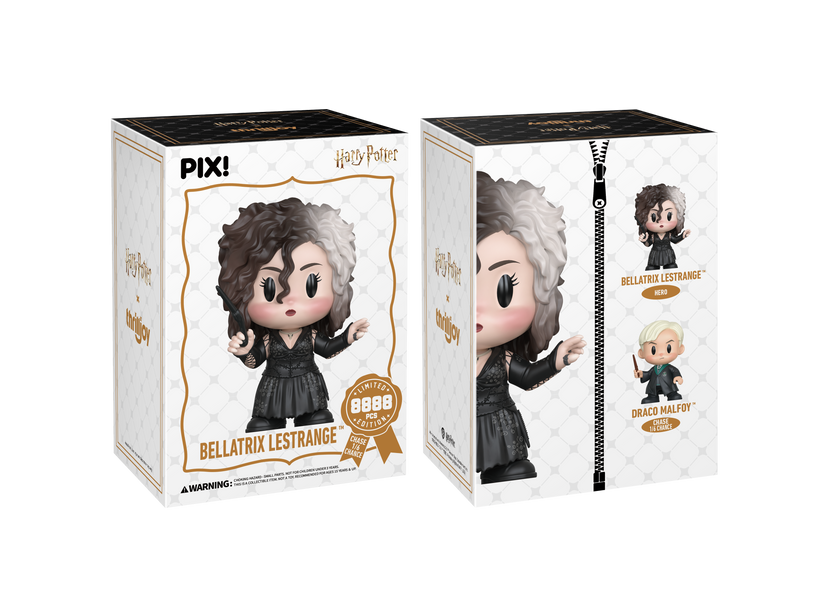 Thrilljoy x Harry Potter - Bellatrix Lestrange Pix! Vinyl Figure (chance of Draco Malfoy CHASE)
