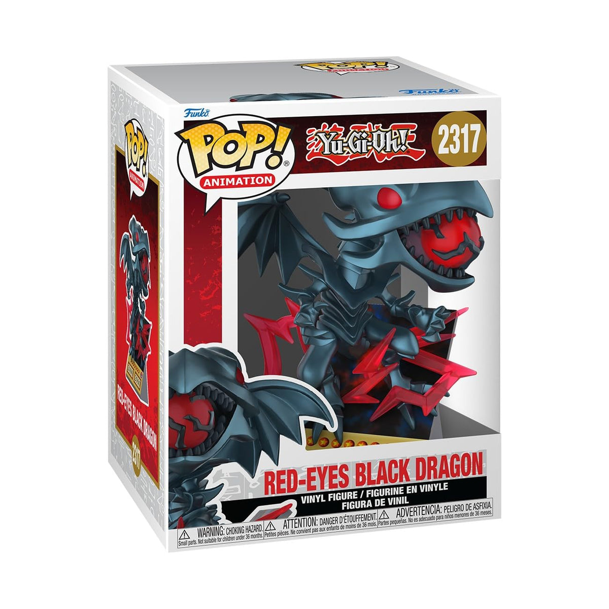 Funko POP! Premium: Yu-Gi-Oh! - Red-Eyes Black Dragon (Card) 2317