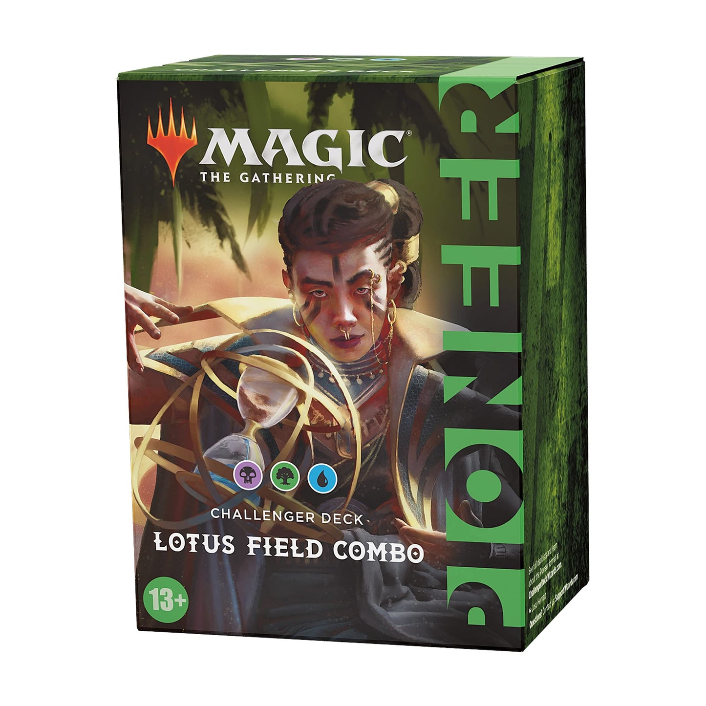 Magic: The Gathering Pioneer Challenger Deck 2021 - Lotus Field Combo (Black-Green-Blue), 13+ years
