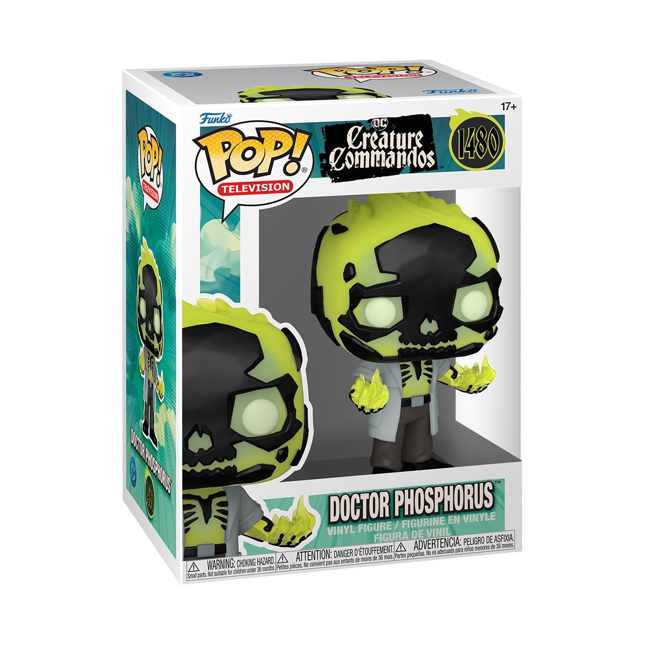 Funko Pop TV: Creature Commandos - Doctor Phosphorus - DC Comics - Collectable Vinyl Figure - Gift Idea - Official Merchandise - Toys for Kids & Adults - Superheroes Fans