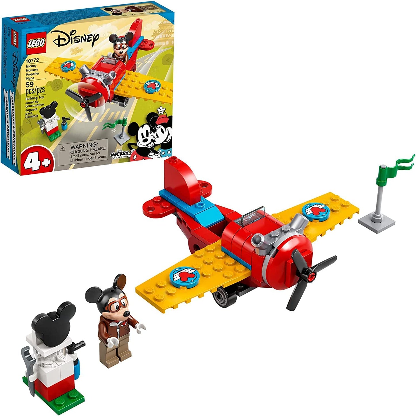 LEGO Disney Mickey and Friends Mickey Mouse’s Propeller Plane 10772