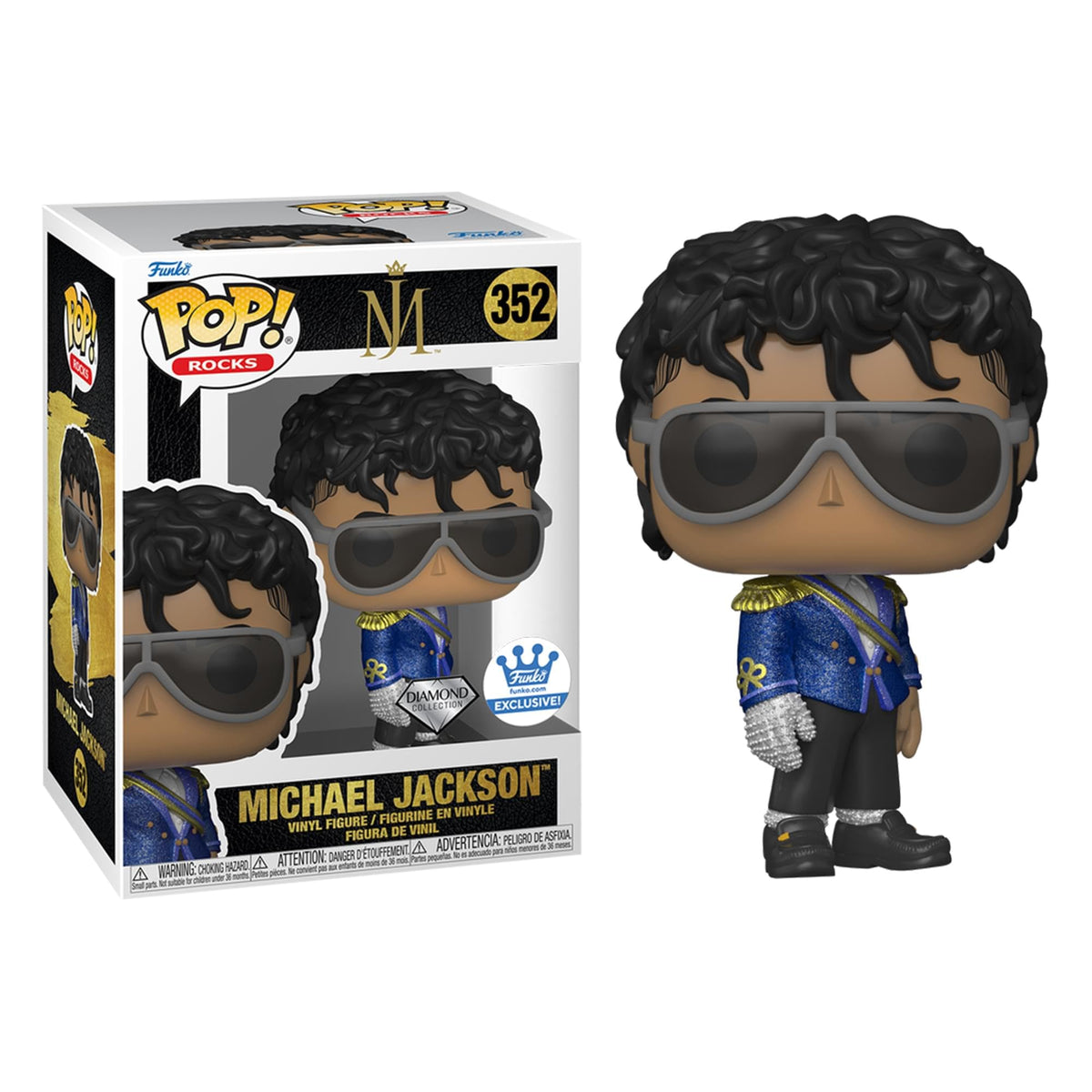 Funko Pop! Rocks: 1984 Grammys Michael Jackson *Diamond Glitter Shop Exclusive