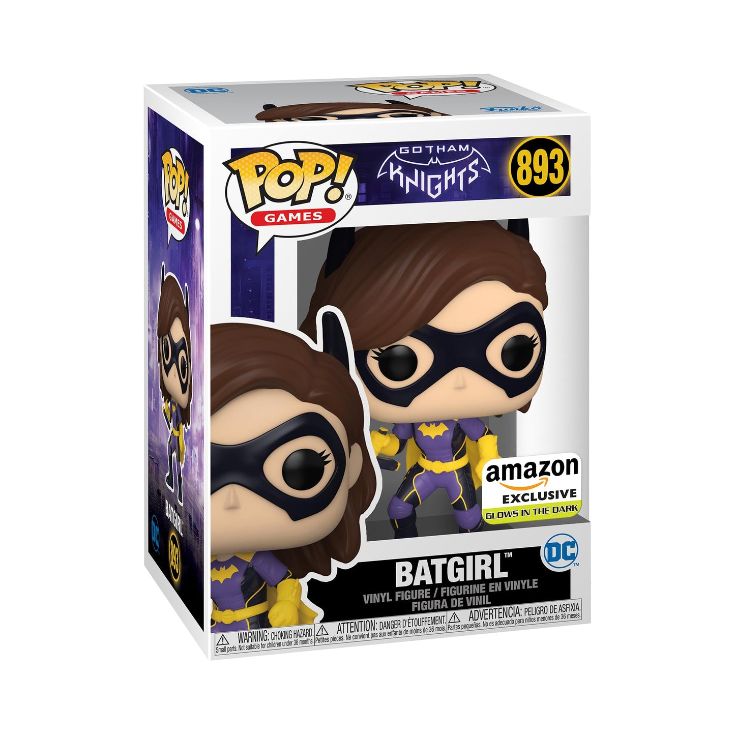 Funko Pop! Games: Gotham Knights - Batgirl, Glow in The Dark, Amazon Exclusive