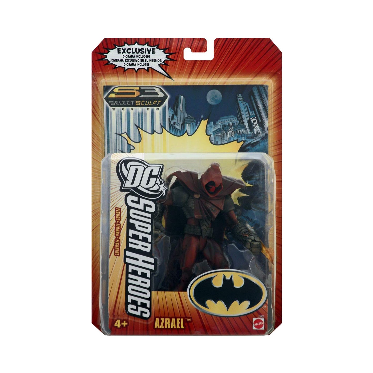 Mattel DC SUPERHEROES JUSTICE LEAGUE UNLIMITED AZRAEL Figure
