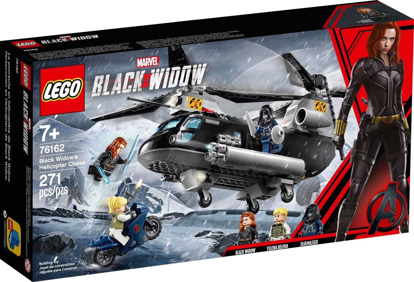 LEGO Black Widow's Helicopter Chase 76162