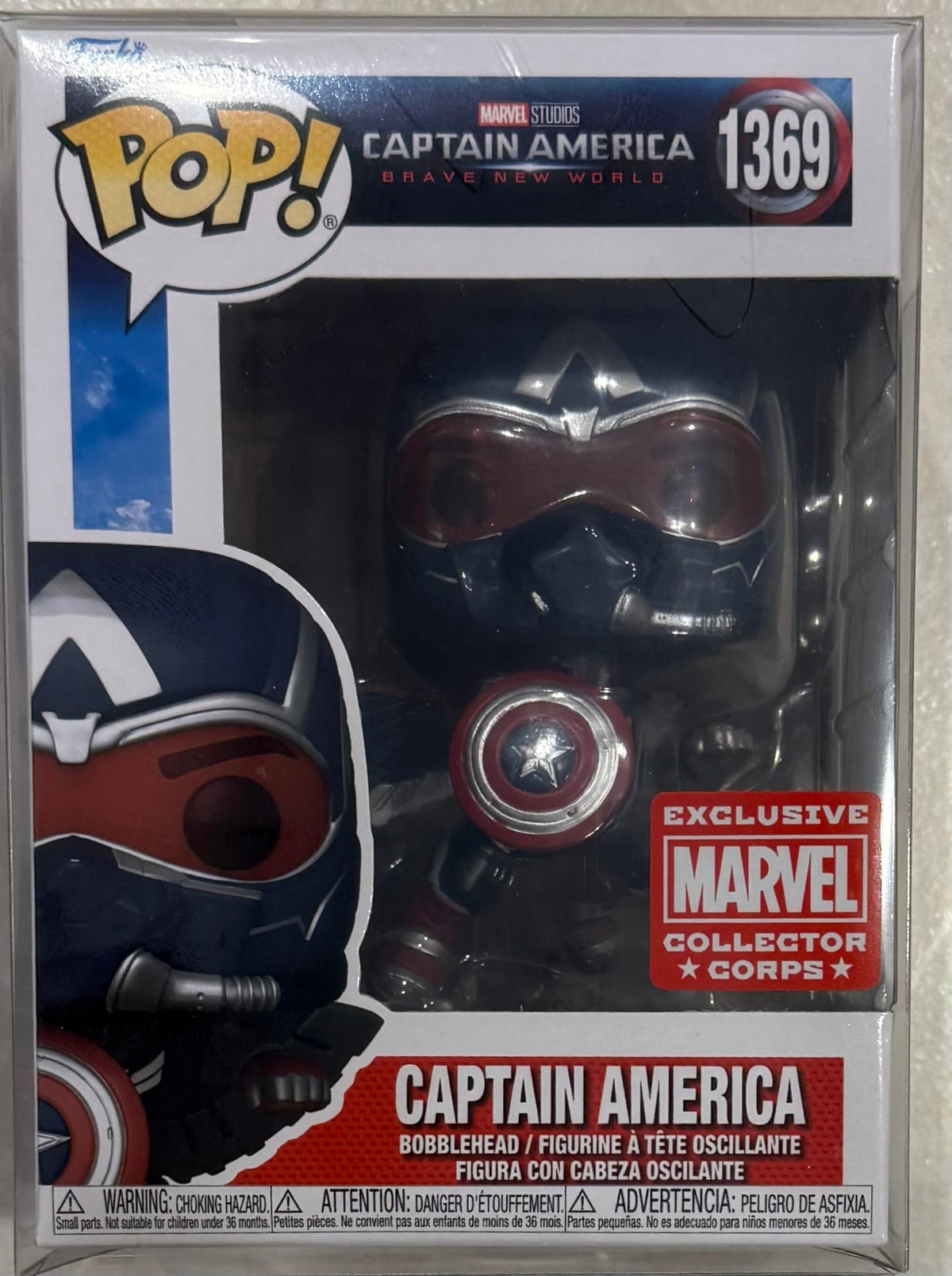 Funko POP! Marvel Captain America Brave New World #1369 Captain America