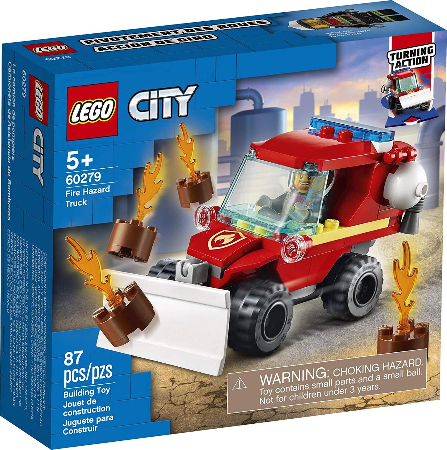 LEGO City Fire Hazard Truck 60279