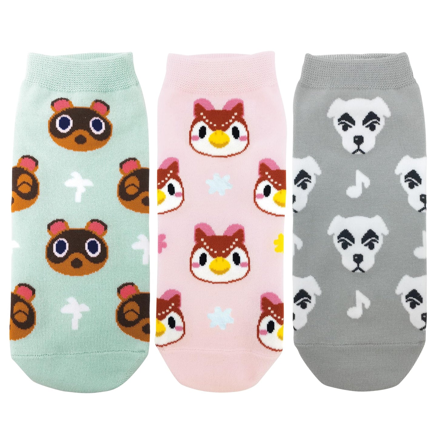 Controller Gear Animal Crossing: New Horizons Local Celebrity - 3 Pack Ankle Socks