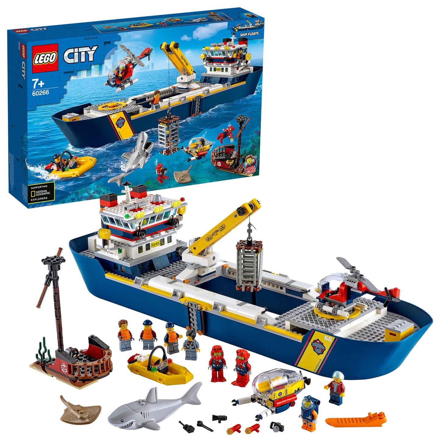 LEGO City Oceans The Ocean Exploration Boat 60266