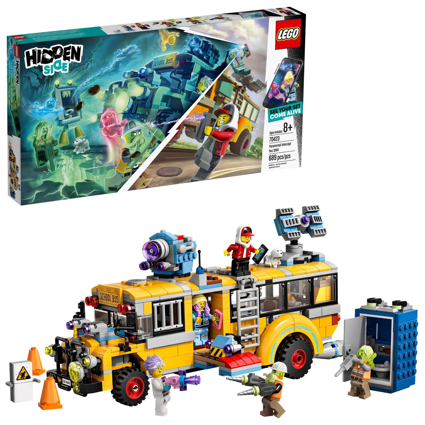 LEGO Hidden Side Paranormal Intercept Bus 3000 70423