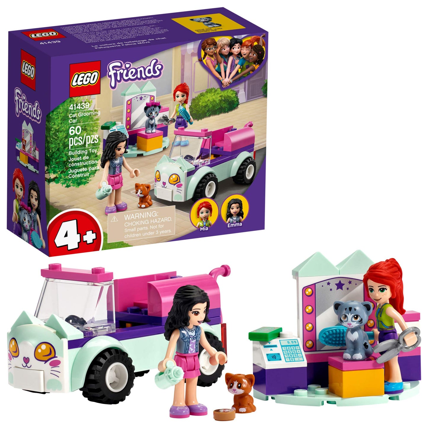 LEGO Friends Cat Grooming Car 41439