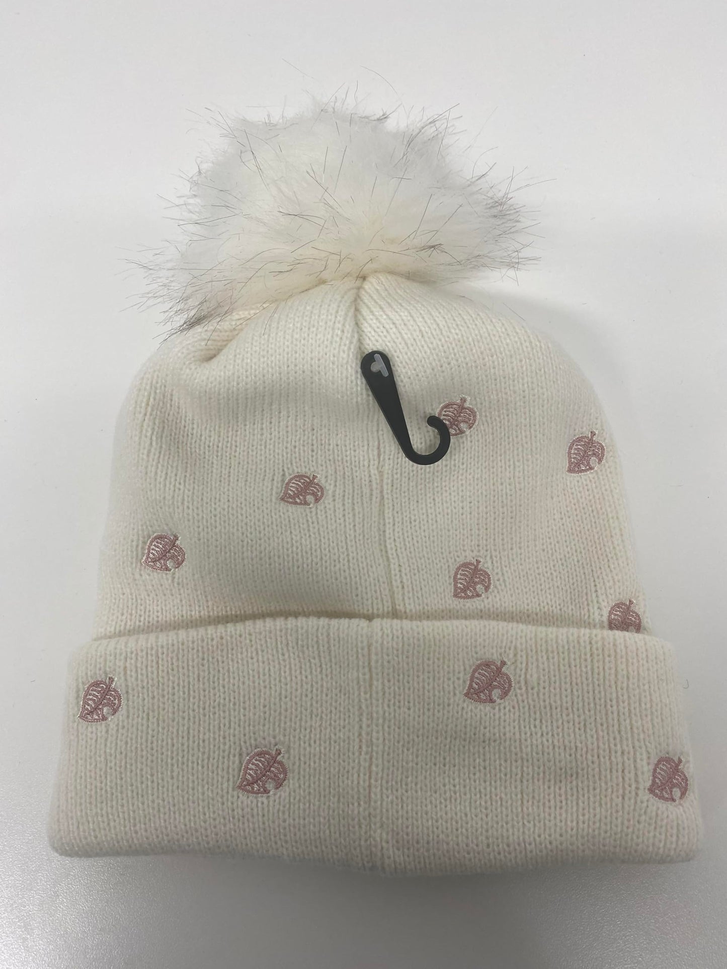 Controller Gear Women's Knit Fur Pom Beanie White