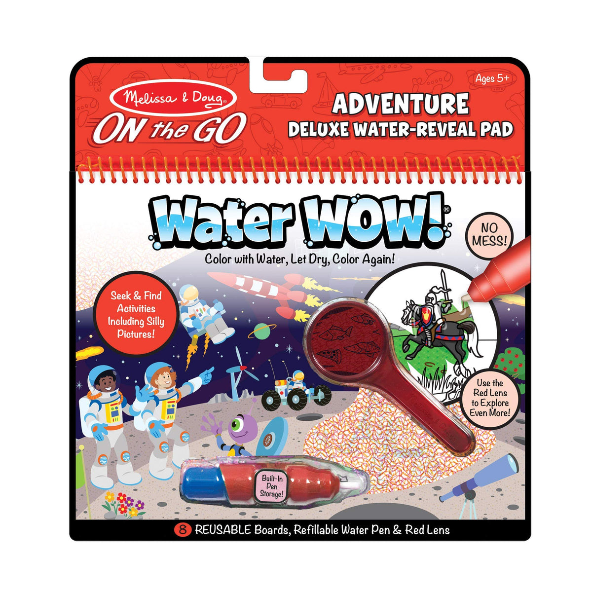 Melissa & Doug Water Wow-Adventure Deluxe, Red