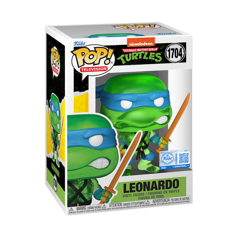 Funko POP! TMNT Ninja Turtles Mutant Leonardo Translucent Green #1704