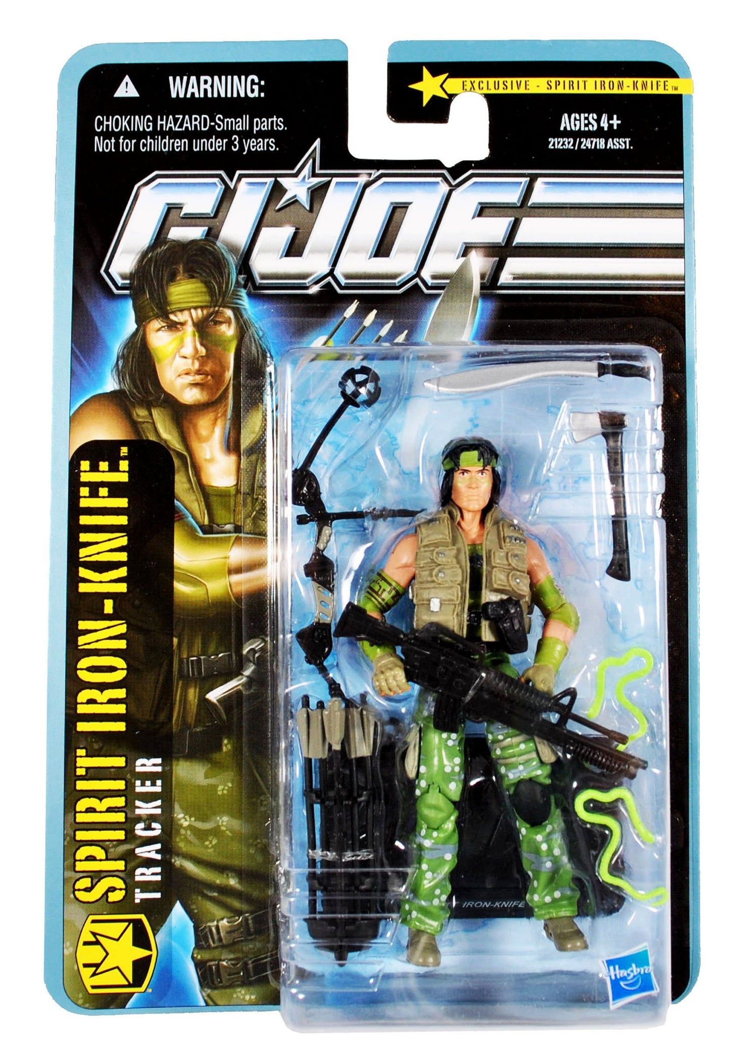 G.I. Joe Pursuit of Cobra Exclusive 3 3/4 Inch Action Figure Spirit IronKnife