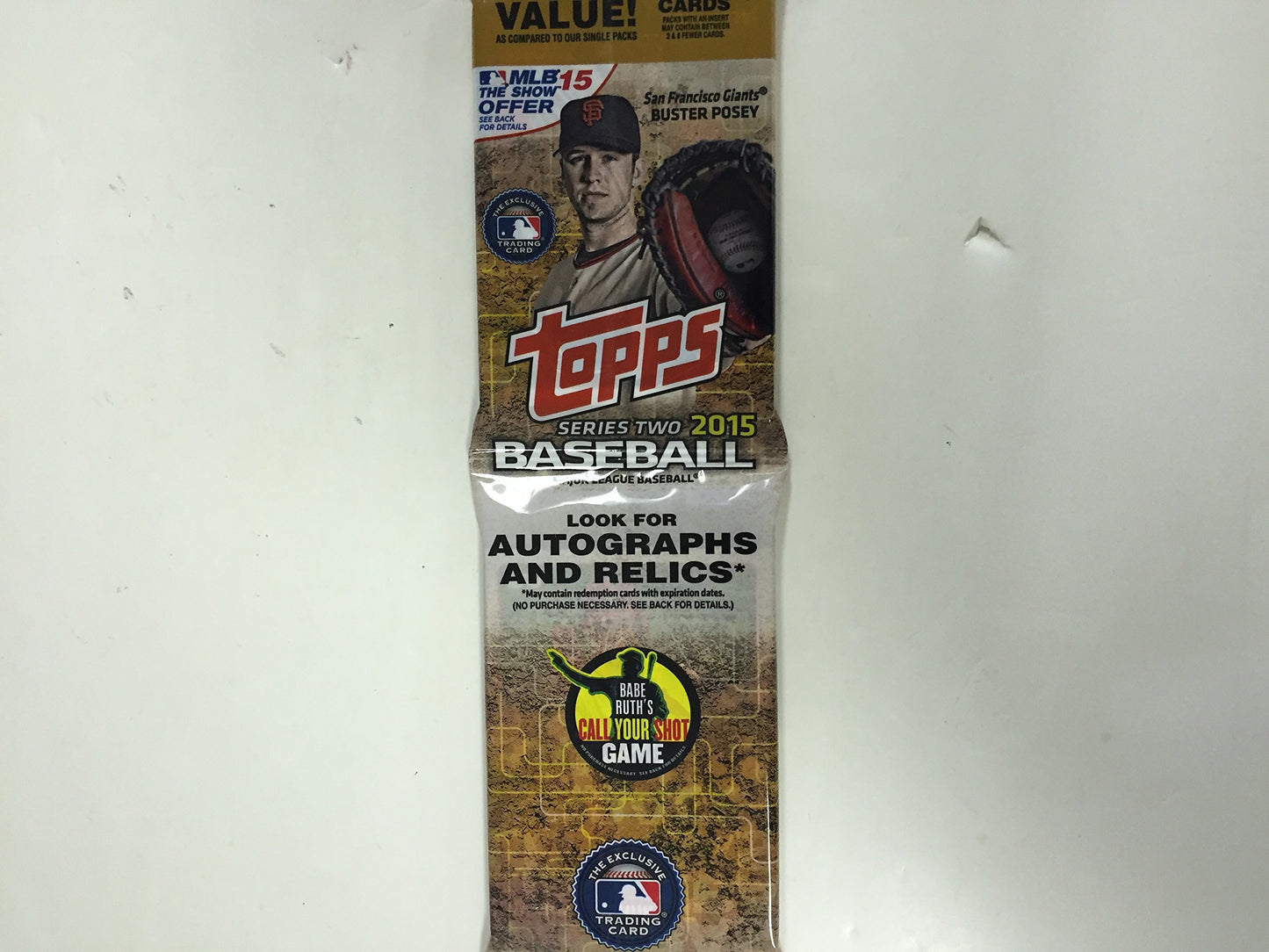 2015 Topps Series 2 Baseball Jumbo Pack of 36