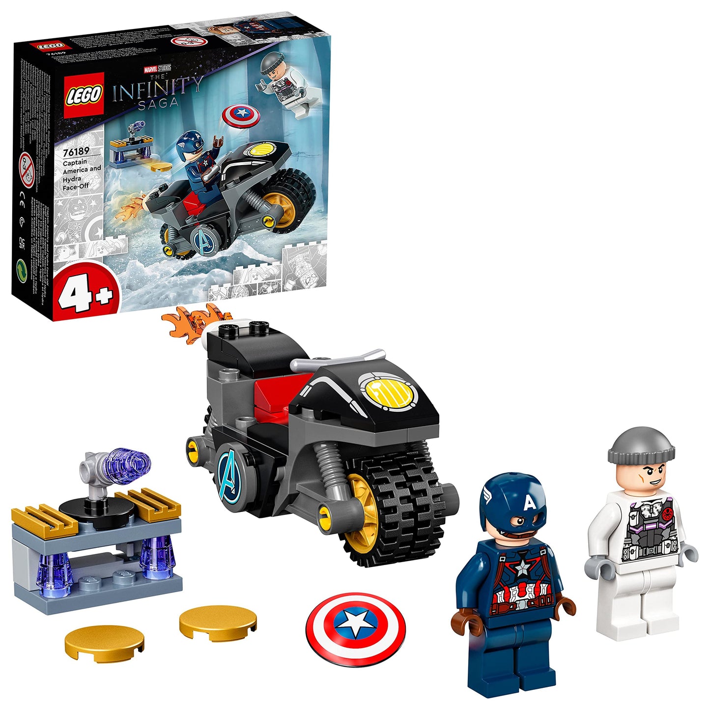 LEGO Marvel Super Heroes Infinity Saga Captain America and Hydra Face-Off 76189