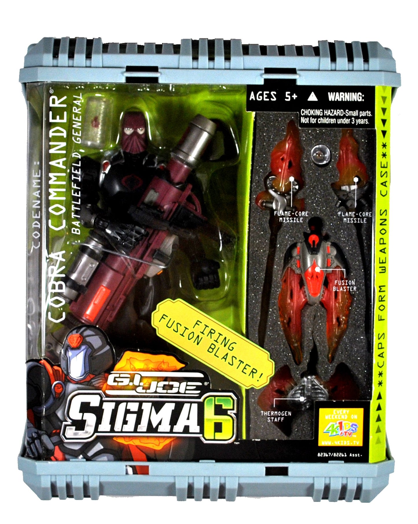 G.I. Joe Sigma 6 Cobra Commander Battlefield General 8 Inch Commando