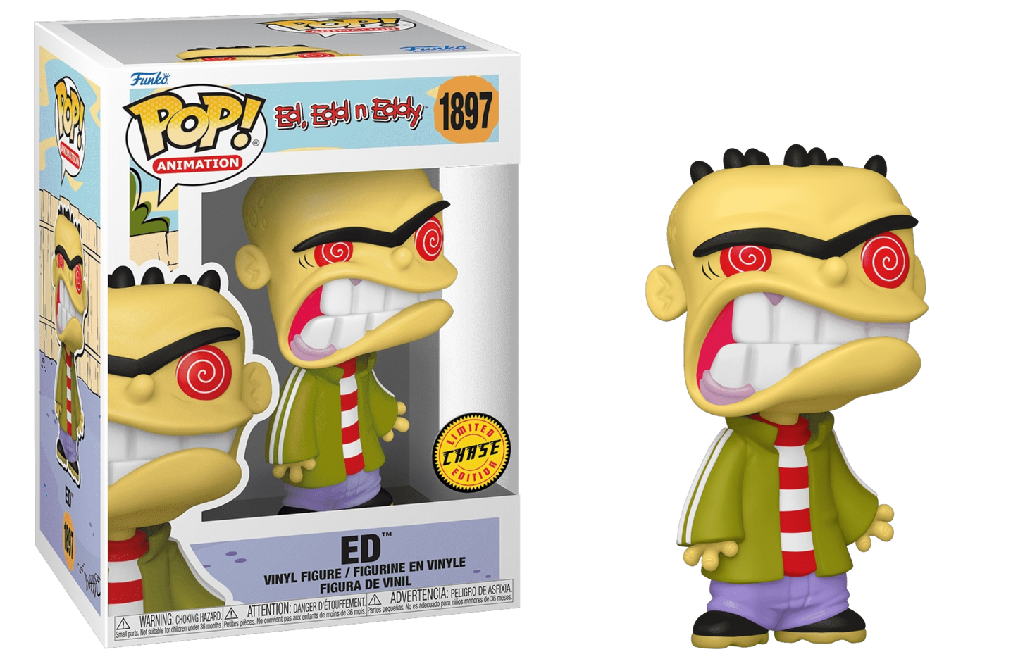 Funko POP! Animation Ed, Edd, and Eddy CHASE Angry Ed #1897
