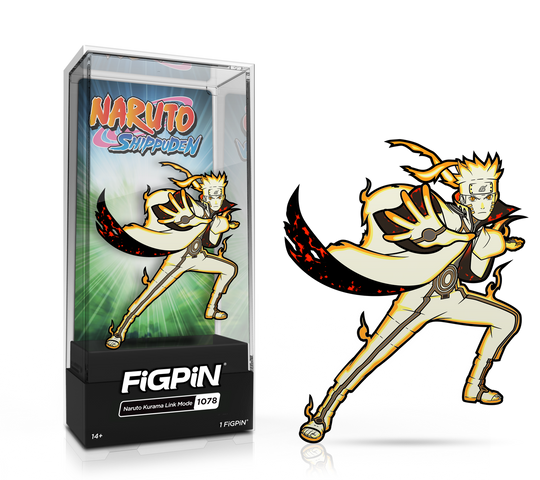 FiGPiN Naruto Shippuden - Naruto Kurama Link Mode #1078 LE 1000 ECCC Exclusive