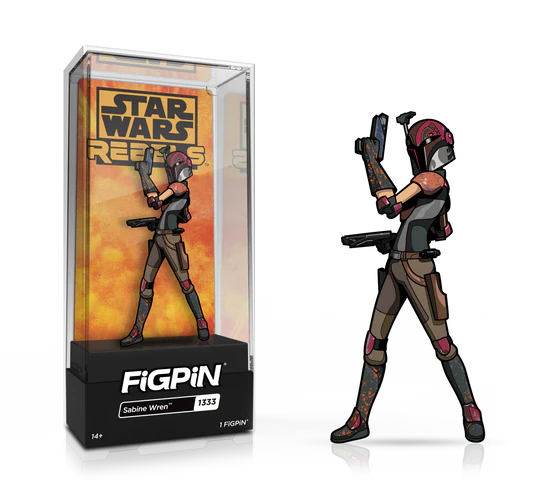 FiGPiN Star Wars Rebels Sabine Wren with Helmet #1333 eVend LE 1000 Exclusive