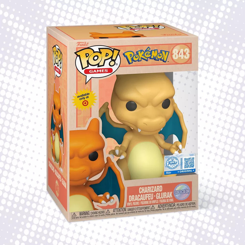 Funko POP! Games Pokemon Charizard #843 Soft Color