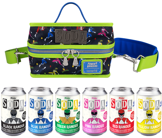 Funko Soda Television - Power Rangers - 6-Pack Vinyl Sodas with Cooler Funko Shop Exclusive