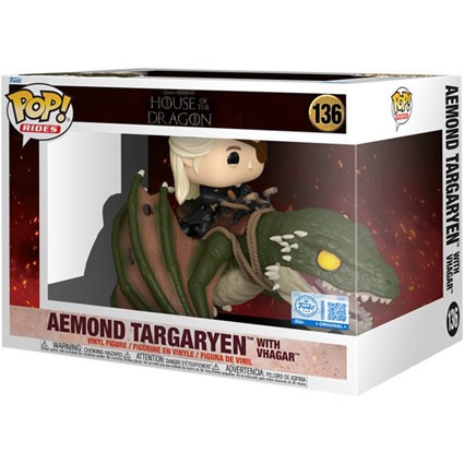 Funko POP! Rides House of the Dragon Aemond Targaryen with Vhagar #136