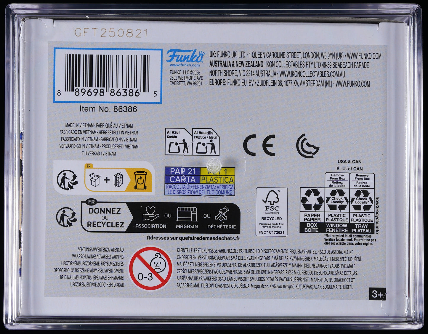 Funko POP! Football 332 John Elway PSA GEM MINT 10