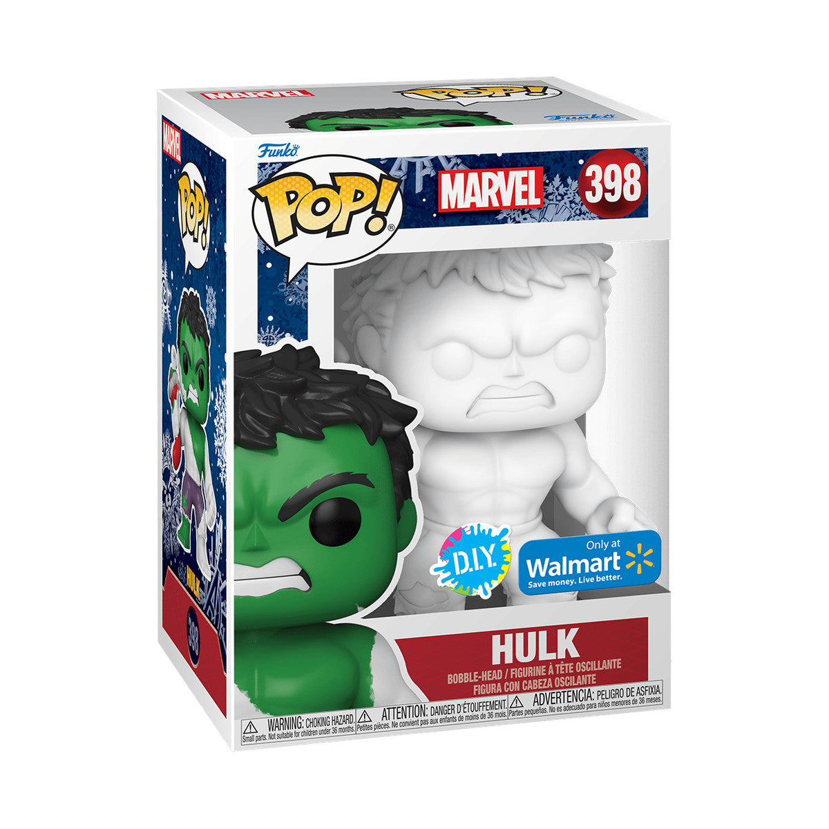Funko Pop! Marvel Hulk DIY Bobblehead Walmart Exclusive 398