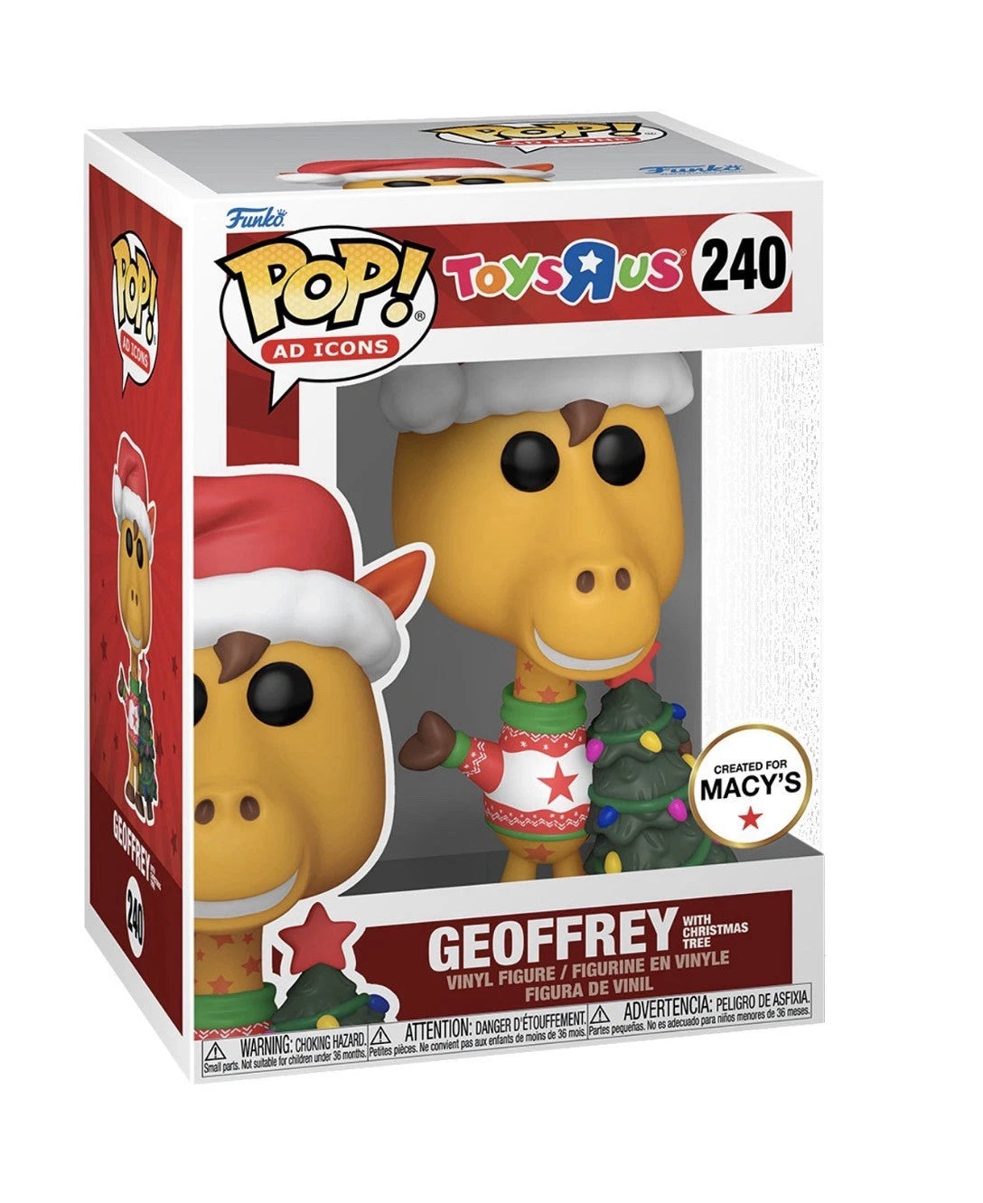Funko POP! Ad Icons Toys R Us Geoffrey with Christmas Tree 240